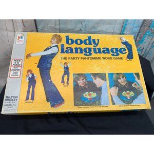 Body Language Game Milton Bradley 1975